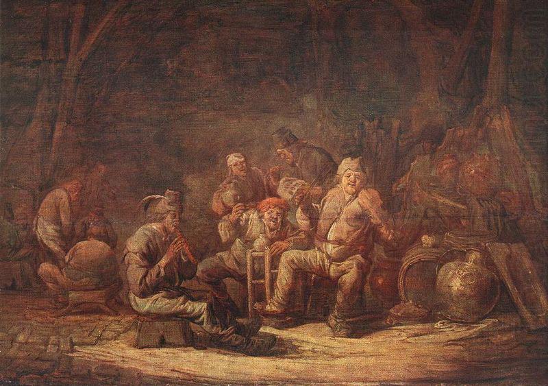 CUYP, Benjamin Gerritsz. Peasants in the Tavern china oil painting image